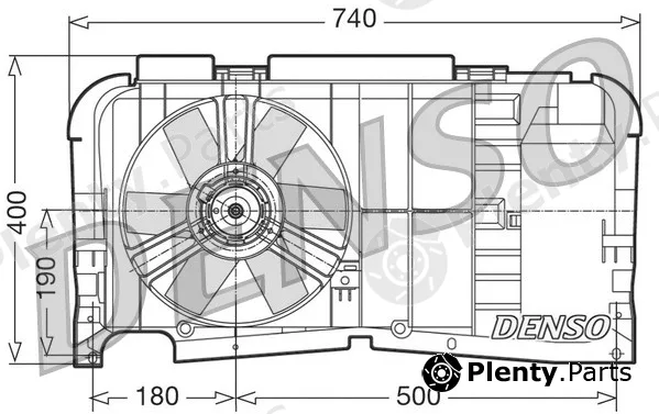 Denso DER21001 — Fan, engine cooling