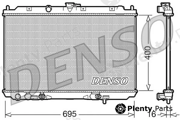 Denso DRM46026 — Radiator, engine cooling
