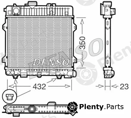 Denso DRM05027 — Radiator, engine cooling