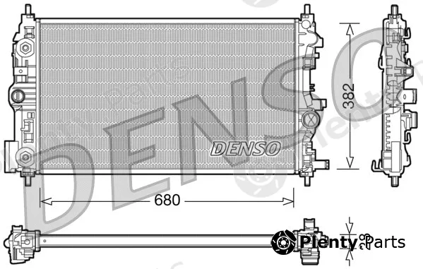 Denso DRM20079 — Radiator, engine cooling