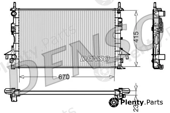 Denso DRM23083 — Radiator, engine cooling