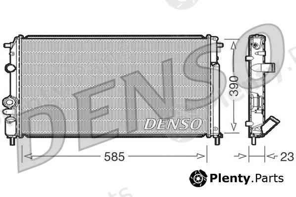 Denso DRM23053 — Radiator, engine cooling
