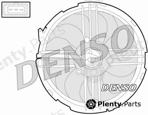 Denso DER32009 — Fan, engine cooling