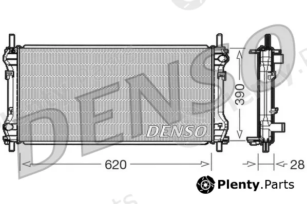 Denso DRM10102 — Radiator, engine cooling