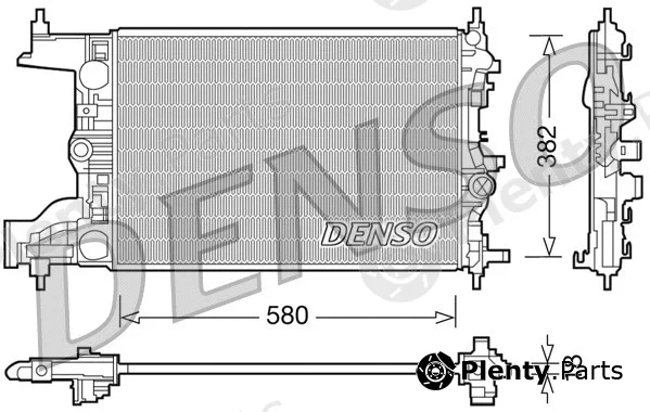 Denso DRM20094 — Radiator, engine cooling
