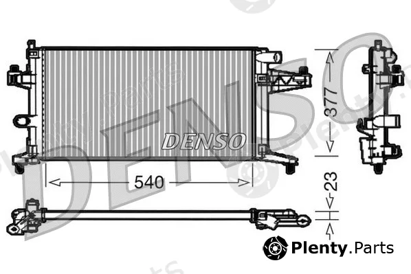 Denso DRM20038 — Radiator, engine cooling
