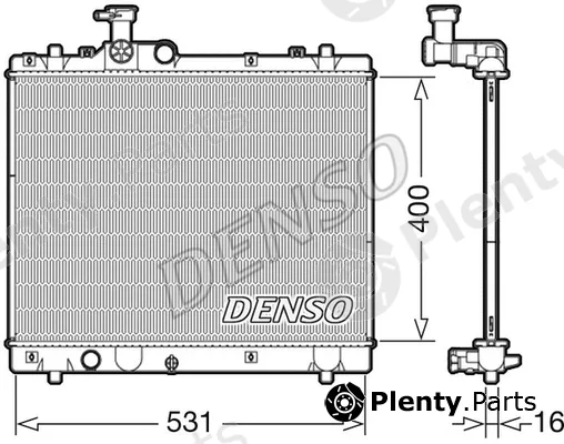 Denso DRM47034 — Radiator, engine cooling