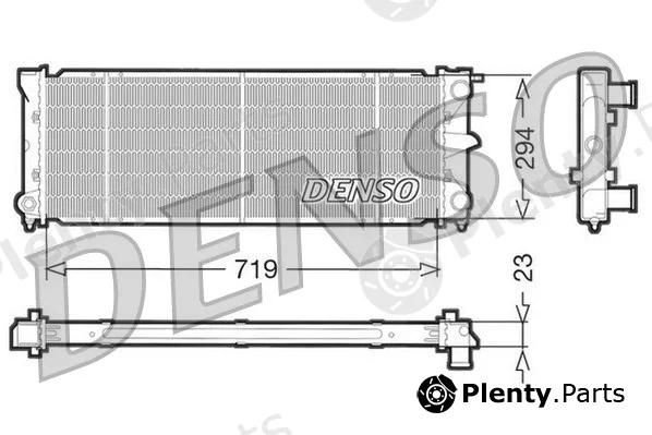 Denso DRM32026 — Radiator, engine cooling