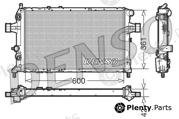 Denso DRM20016 — Radiator, engine cooling