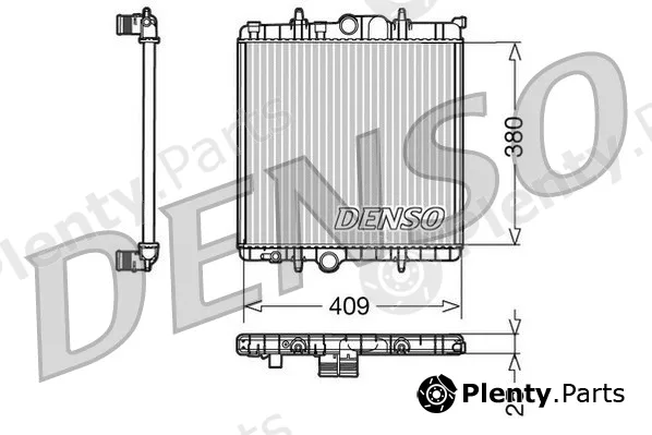 Denso DRM21025 — Radiator, engine cooling