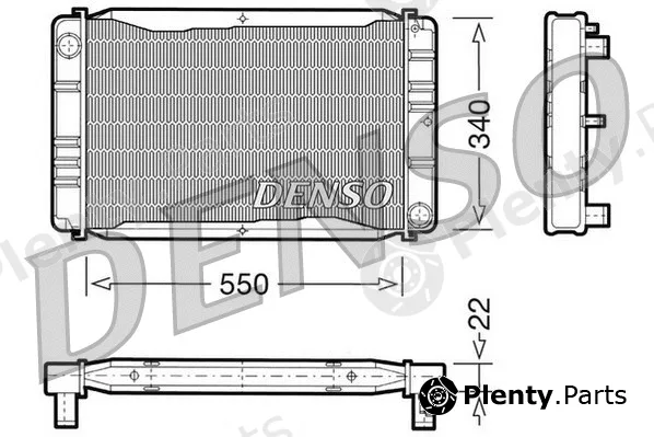 Denso DRM33012 — Radiator, engine cooling