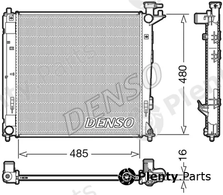Denso DRM41008 — Radiator, engine cooling