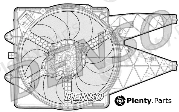 Denso DER09091 — Fan, engine cooling