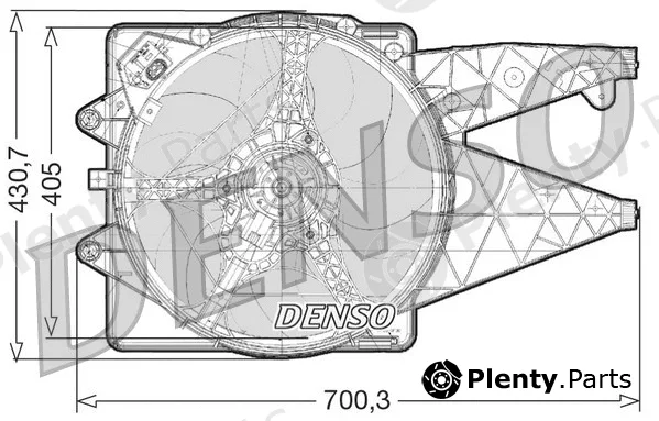 Denso DER01020 — Fan, engine cooling