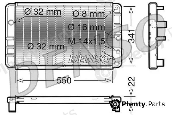 Denso DRM33013 — Radiator, engine cooling