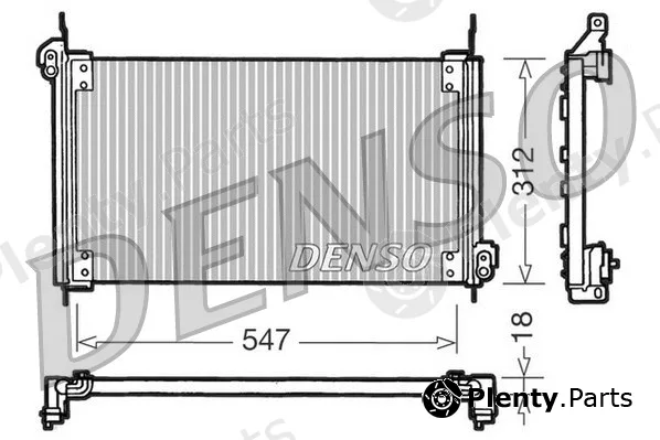 Denso DCN09010 — Condenser, air conditioning