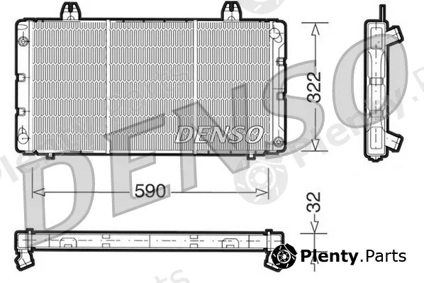 Denso DRM25001 — Radiator, engine cooling