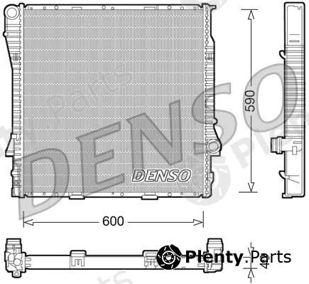 Denso DRM05114 — Radiator, engine cooling