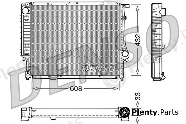 Denso DRM05053 — Radiator, engine cooling