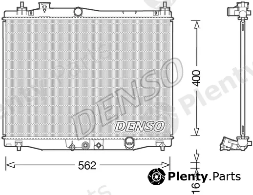 Denso DRM40046 — Radiator, engine cooling