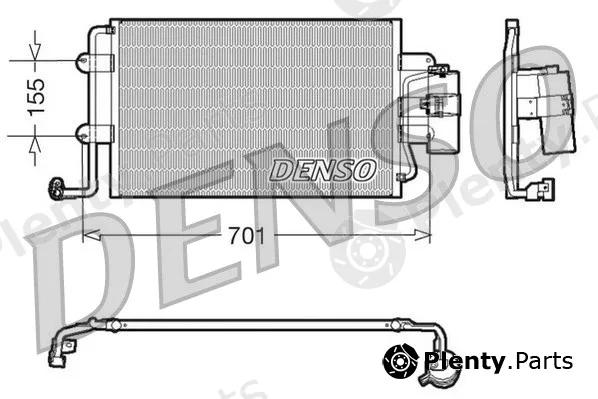 Denso DCN32025 — Condenser, air conditioning