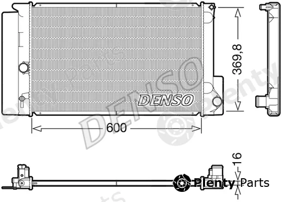 Denso DRM50126 — Radiator, engine cooling