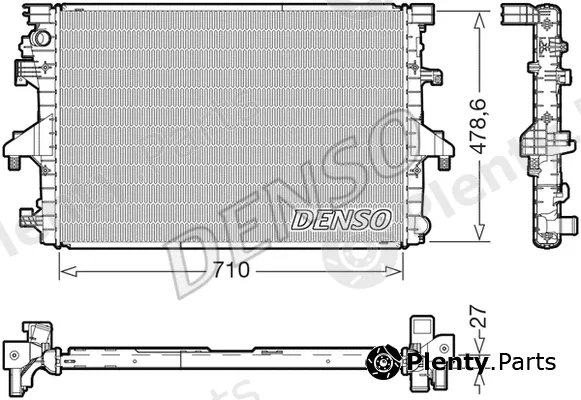 Denso DRM32055 — Radiator, engine cooling