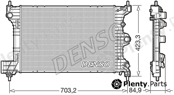 Denso DRM15013 — Radiator, engine cooling