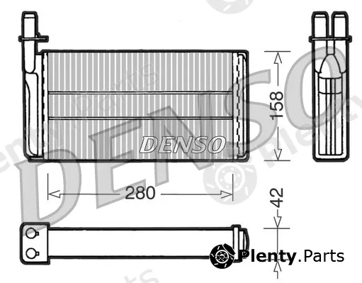 Denso DRR25001 — Heat Exchanger, interior heating