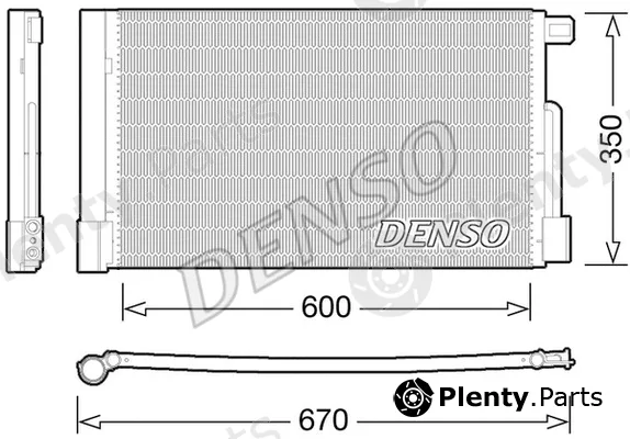 Denso DCN01004 — Condenser, air conditioning
