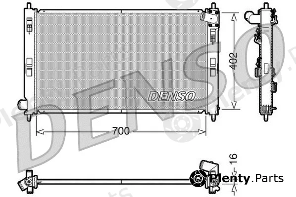 Denso DRM45023 — Radiator, engine cooling