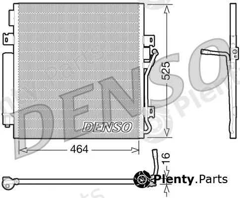 Denso DCN06011 — Condenser, air conditioning