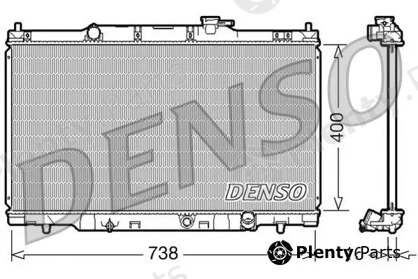 Denso DRM40011 — Radiator, engine cooling