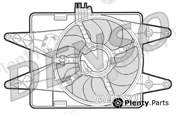 Denso DER09023 — Fan, engine cooling