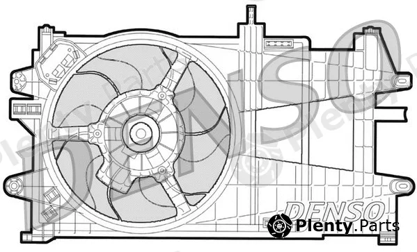 Denso DER09033 — Fan, engine cooling