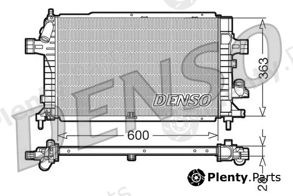 Denso DRM20102 — Radiator, engine cooling