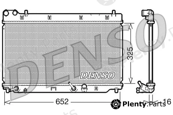 Denso DRM40014 — Radiator, engine cooling