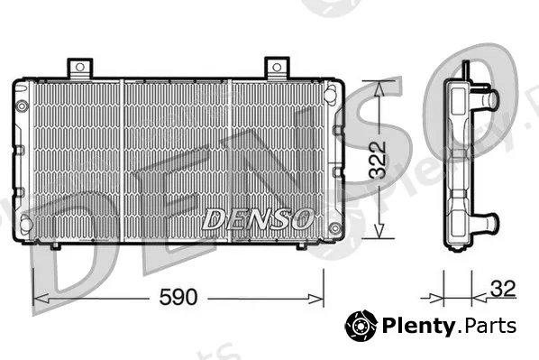 Denso DRM25003 — Radiator, engine cooling