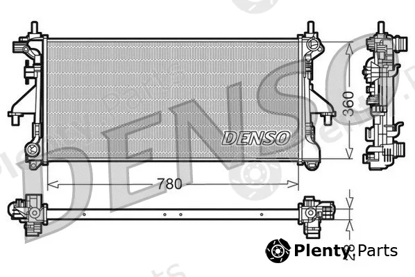 Denso DRM09079 — Radiator, engine cooling