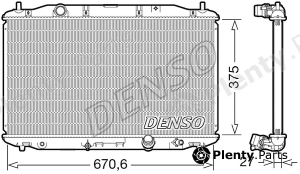 Denso DRM40106 — Radiator, engine cooling