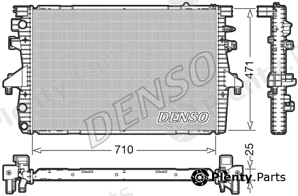 Denso DRM32039 — Radiator, engine cooling