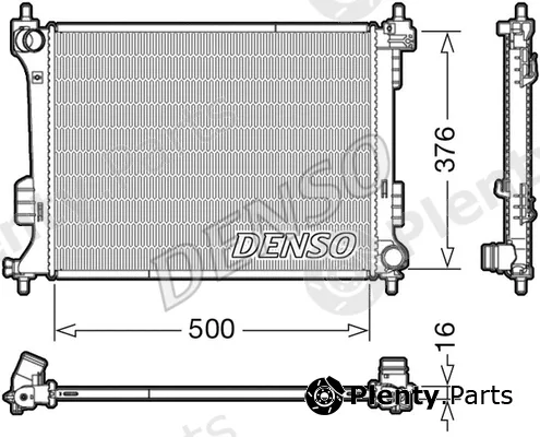 Denso DRM41010 — Radiator, engine cooling