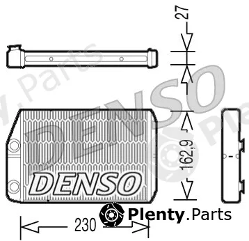 Denso DRR09034 — Heat Exchanger, interior heating