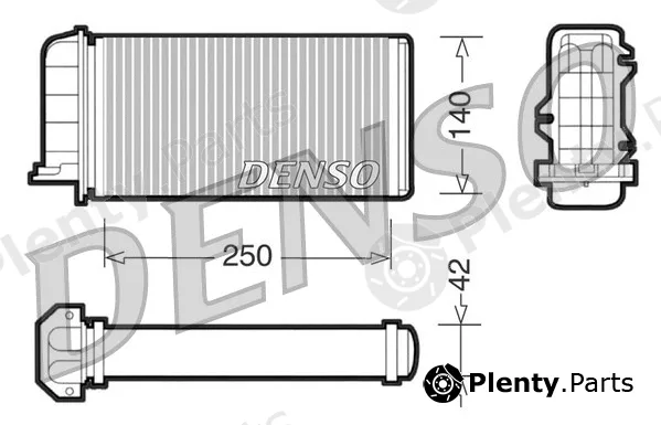 Denso DRR09001 — Heat Exchanger, interior heating