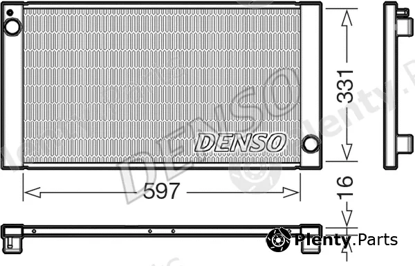 Denso DRM05121 — Radiator, engine cooling