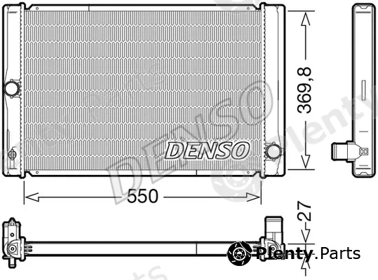 Denso DRM50123 — Radiator, engine cooling