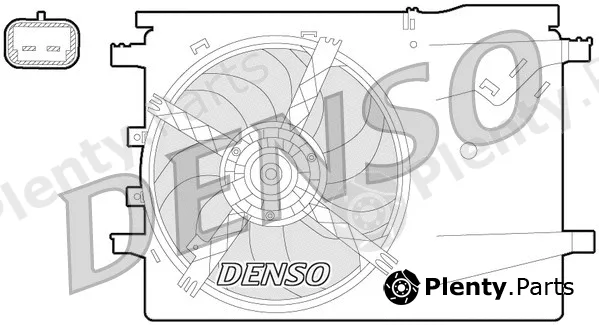 Denso DER09058 — Fan, engine cooling