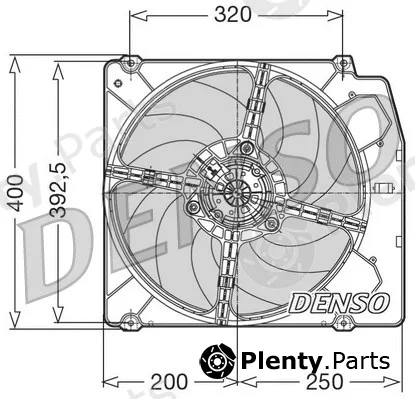 Denso DER01005 — Fan, engine cooling