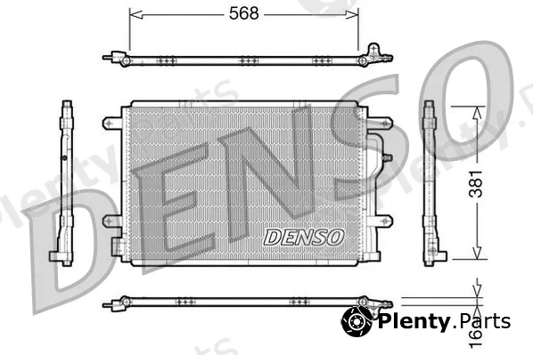 Denso DCN02004 — Condenser, air conditioning