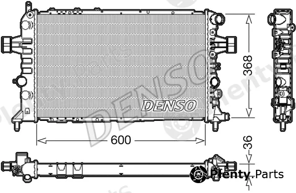 Denso DRM20112 — Radiator, engine cooling